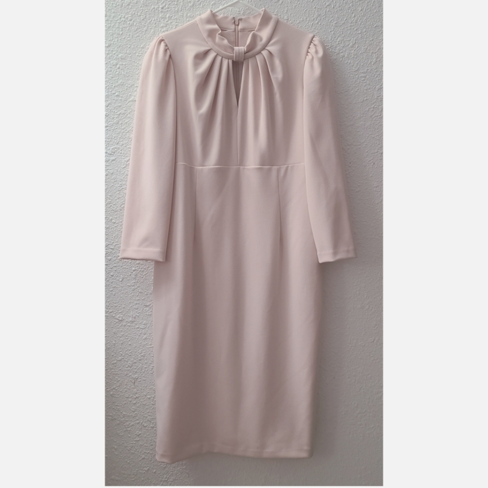 Calvin Klein light pink sheath dress
